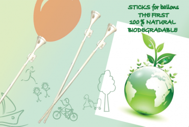 100% BIODEGRADABLE STICK for balloons